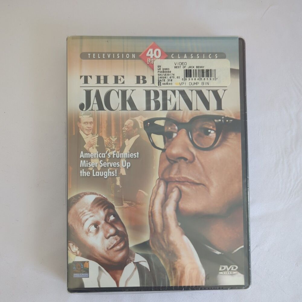 THE BEST OF JACK BENNY - 4 Disc Set - 40 Episodes DVD NEW/SEALED